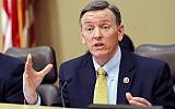 In this Dec. 2013, photo, US Representative Paul Gosar, Republican of Arizona, speaks during a Congressional Field Hearing on the Affordable Care Act in Apache Junction, Arizona (AP Photo/Matt York)