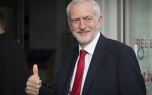 Britain's main opposition Labour Party leader Jeremy Corbyn, in Liverpool, England, September 23, 2018 (Stefan Rousseau/PA via AP) Britain's main opposition Labour Party leader Jeremy Corbyn, in Liverpool, England, September 23, 2018 (Stefan Rousseau/PA via AP)