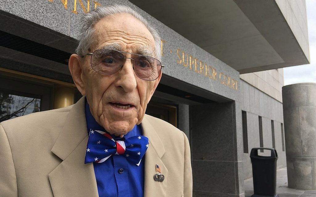 In this photo from September 24, 2018, attorney Morton Katz poses outside Superior Court in Hartford, Connecticut. (AP Photo/Pat Eaton-Robb) In this photo from September 24, 2018, attorney Morton Katz poses outside Superior Court in Hartford, Connecticut. (AP Photo/Pat Eaton-Robb)