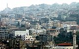 File: Umm al-Fahm in northern Israel. (Moshe Shai/Flash90)