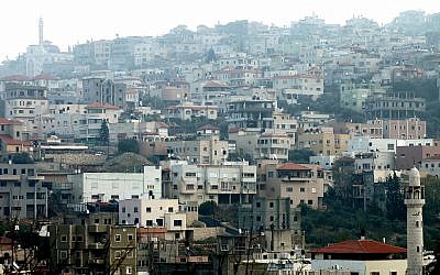 File: Umm al-Fahm in northern Israel. (Moshe Shai/Flash90)