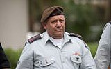 IDF Chief of Staff Maj. Gen. Gadi Eisenkot at the Glilot military base near Tel Aviv, March 28, 2018. (Miriam Alster/Flash90)