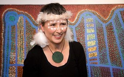 Undated picture of Lisa Jackson Pulver, a Jewish member of the Aboriginal tribe called the Wiradjuri. (From 'Hand in Hand: Jewish and Indigenous people working together' by Anne Sarzin and Lisa Miranda Sarzin.)