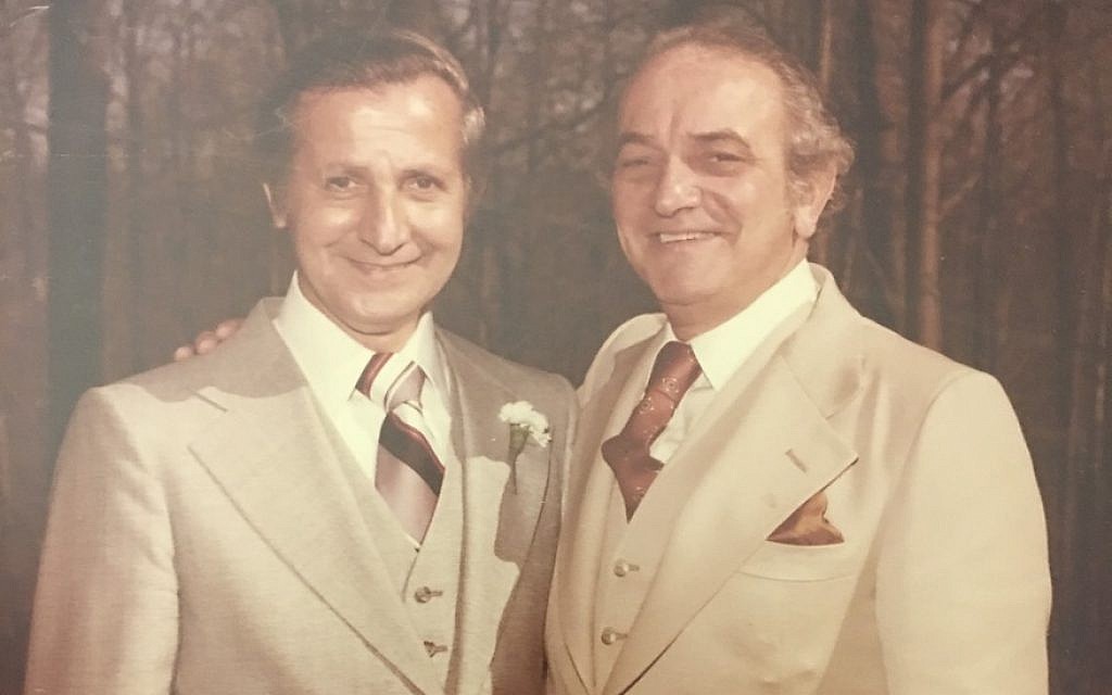 Edward, at left, and Louis Cohen took over the Newark storefront following their fathers’ death and moved it to Livingston in 1968. (Courtesy of Sam’s via JTA) Edward, at left, and Louis Cohen took over the Newark storefront following their fathers’ death and moved it to Livingston in 1968. (Courtesy of Sam’s via JTA)