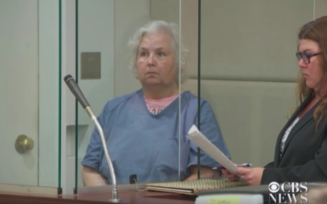 Oregon resident Nancy Crampton Brophy is arrested for the murder of her husband in September 2018. Screen capture: YouTube) Oregon resident Nancy Crampton Brophy is arrested for the murder of her husband in September 2018. Screen capture: YouTube)