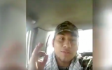 Still form a video released by the Islamic State affiliated Amak news agencyy purporting to show the perpetrators of a shooting attack in a military parade in the Iranian city of Ahwaz which left 29 people dead (Twitter)