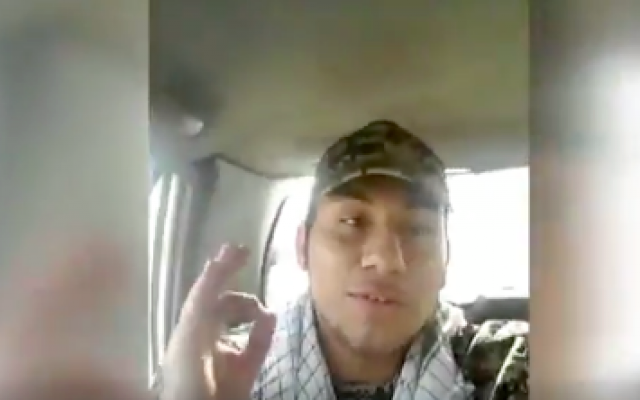Still form a video released by the Islamic State affiliated Amak news agencyy purporting to show the perpetrators of a shooting attack in a military parade in the Iranian city of Ahwaz which left 29 people dead (Twitter) Still form a video released by the Islamic State affiliated Amak news agencyy purporting to show the perpetrators of a shooting attack in a military parade in the Iranian city of Ahwaz which left 29 people dead (Twitter)
