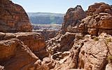 Mountainous terrain near Petra, Jordan. (Wikipedia/Antoine Taveneaux/CC BY-SA)