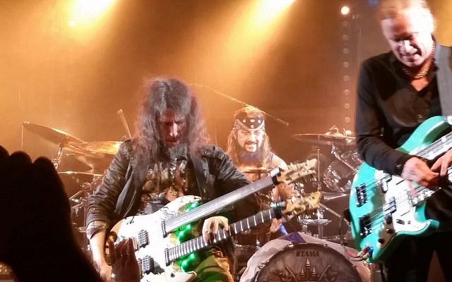 US rock band Sons of Apollo plays in Tel Aviv on September 26, 2018. (Doron Kimia, courtesy) US rock band Sons of Apollo plays in Tel Aviv on September 26, 2018. (Doron Kimia, courtesy)