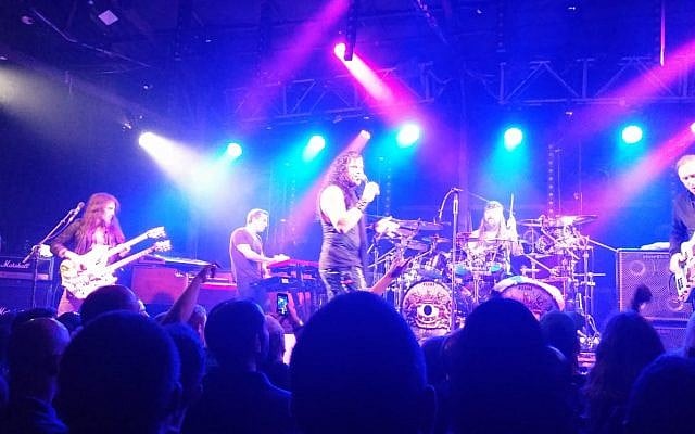 US rock band Sons of Apollo plays in Tel Aviv on September 26, 2018. (Doron Kimia, courtesy) US rock band Sons of Apollo plays in Tel Aviv on September 26, 2018. (Doron Kimia, courtesy)