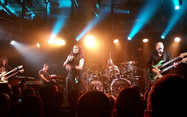 US rock band Sons of Apollo plays in Tel Aviv on September 26, 2018. (Doron Kimia, courtesy) US rock band Sons of Apollo plays in Tel Aviv on September 26, 2018. (Doron Kimia, courtesy)