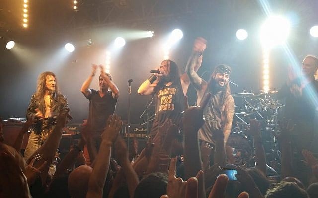 US rock band Sons of Apollo plays in Tel Aviv on September 26, 2018. (Doron Kimia, courtesy) US rock band Sons of Apollo plays in Tel Aviv on September 26, 2018. (Doron Kimia, courtesy)