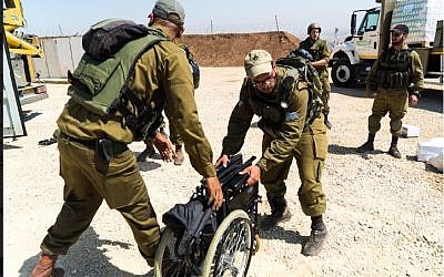 Israeli troops shut down the army's 'Operation Good Neighbor' project that helped thousands of Syrians after Syrian dictator Bashar Assad took control of the area bordering Israel, in September 2018. (Israel Defense Forces)