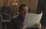 Ben Kingsley plays notorious SS officer Adolf Eichmann in 2018's 'Operation Finale.' (Screen capture: YouTube)