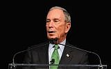 Michael Bloomberg in New York City, Dec. 4, 2017. (Craig Barritt/Getty Images via JTA)