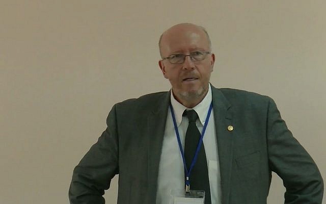 Jan Grabowski, a researcher at the Polish Center for Holocaust Research. (Screen capture: YouTube) Jan Grabowski, a researcher at the Polish Center for Holocaust Research. (Screen capture: YouTube)