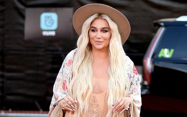 Recording artist Kesha attends the 2018 Billboard Music Awards at MGM Grand Garden Arena on May 20, 2018 in Las Vegas, Nevada.  (Matt Winkelmeyer/Getty Images for dcp via JTA)