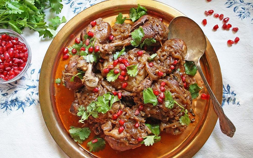 Instant Pot Georgian Pomegranate Chicken (Sonya Sanford/via JTA) Instant Pot Georgian Pomegranate Chicken (Sonya Sanford/via JTA)