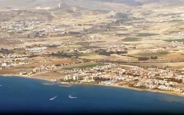 Illustrative: A view of the Cyprus coastline (YouTube screenshot) Illustrative: A view of the Cyprus coastline (YouTube screenshot)