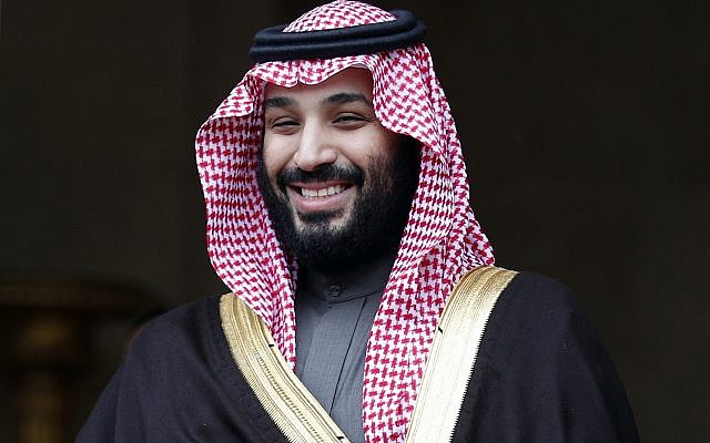 In this April 9, 2018 photo, Saudi Crown Prince Mohammed bin Salman is welcomed by French Prime Minister Edouard Philippe in Paris, France. (AP Photo/Francois Mori,) In this April 9, 2018 photo, Saudi Crown Prince Mohammed bin Salman is welcomed by French Prime Minister Edouard Philippe in Paris, France. (AP Photo/Francois Mori,)