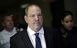 Harvey Weinstein enters State Supreme Court, October 11, 2018, in New York. (AP Photo/Mark Lennihan)