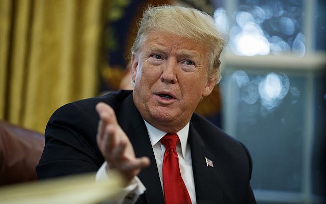 President Donald Trump speaks during an interview with The Associated Press in the Oval Office of the White House, Tuesday, Oct. 16, 2018, in Washington. (AP Photo/Evan Vucci) President Donald Trump speaks during an interview with The Associated Press in the Oval Office of the White House, Tuesday, Oct. 16, 2018, in Washington. (AP Photo/Evan Vucci)