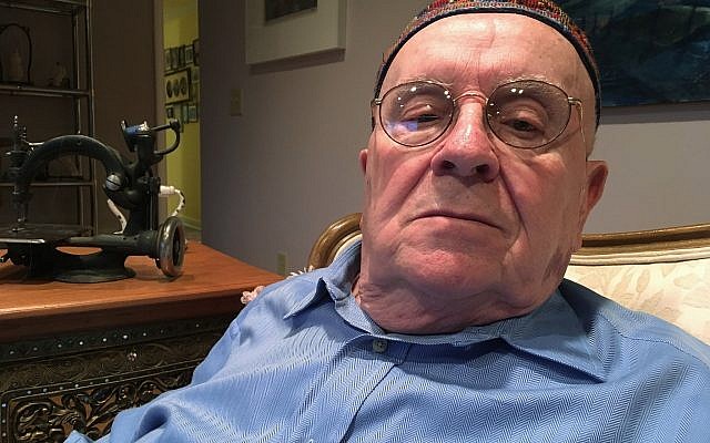 In this October 29, 2018 photo, Holocaust survivor Judah Samet, 80, sits in his living room in Pittsburgh. (AP Photo/Allen G. Breed) In this October 29, 2018 photo, Holocaust survivor Judah Samet, 80, sits in his living room in Pittsburgh. (AP Photo/Allen G. Breed)