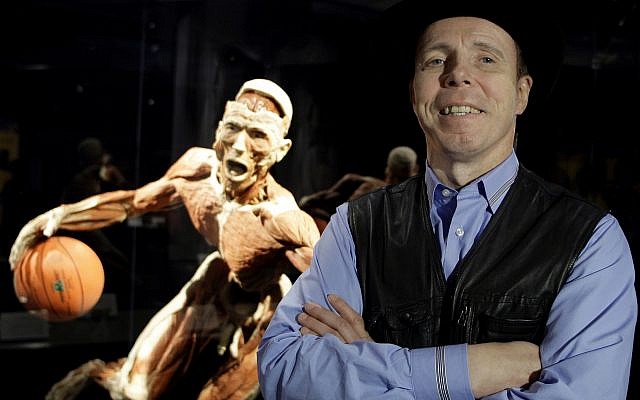 Doctor Gunther von Hagens, anatomist, inventor of and creator of Body Worlds, is seen in front of one of his works in Istanbul, Turkey, Friday, June 11, 2010 (AP Photo/Ibrahim Usta) Doctor Gunther von Hagens, anatomist, inventor of and creator of Body Worlds, is seen in front of one of his works in Istanbul, Turkey, Friday, June 11, 2010 (AP Photo/Ibrahim Usta)