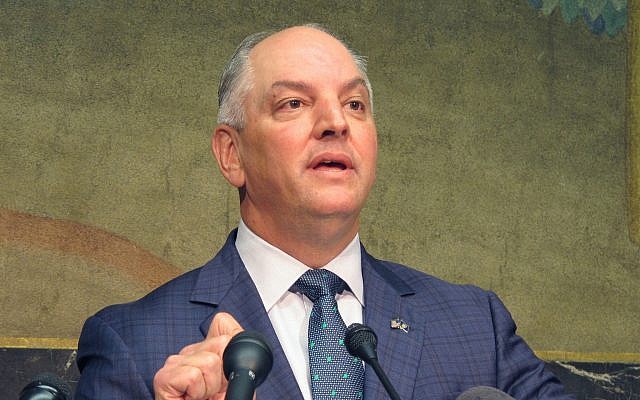Louisiana Governor John Bel Edwards speaking in Baton Rouge, September 20, 2018. (AP Photo/Melinda Deslatte) Louisiana Governor John Bel Edwards speaking in Baton Rouge, September 20, 2018. (AP Photo/Melinda Deslatte)