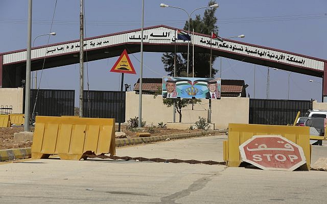 A Syrian-Jordanian border crossing that was closed for more than three years after a takeover of the Syrian side by rebels, on September 29, 2018. (AP Photo/Raad Adayleh) A Syrian-Jordanian border crossing that was closed for more than three years after a takeover of the Syrian side by rebels, on September 29, 2018. (AP Photo/Raad Adayleh)
