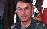 This undated photo provided by the U.S. Army John F. Kennedy Special Warfare Center and School shows Maj. Gen. Sidney Shachnow, at Fort Bragg, N.C. Shachnow, who survived the holocaust as a child and fought in Vietnam as a US Army Green Beret before serving as the top American Army officer in Berlin, died Sept. 27, 2018. He was 83. (U.S. Army John F. Kennedy Special Warfare Center and School via AP)