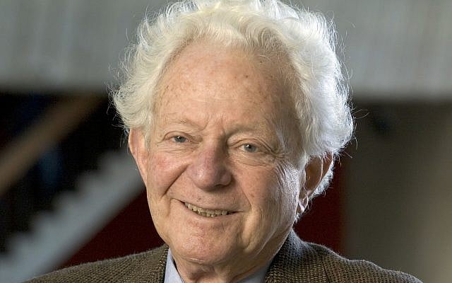 In this Nov. 2014, file photo provided by Fermilab, Physics Nobel Prize winner Dr. Leon M. Lederman poses for a photo in Batavia, Ill. Lederman, an experimental physicist who won a Nobel Prize in physics for his work on subatomic particles and coined the phrase "God particle," has died. Ellen Carr Lederman, his wife of 37 years, said her husband died Wednesday, Oct. 3, 2018, at a nursing home in the Idaho town of Rexburg. He was 96. (Reidar Hahn, Fermilab via AP) In this Nov. 2014, file photo provided by Fermilab, Physics Nobel Prize winner Dr. Leon M. Lederman poses for a photo in Batavia, Ill. Lederman, an experimental physicist who won a Nobel Prize in physics for his work on subatomic particles and coined the phrase "God particle," has died. Ellen Carr Lederman, his wife of 37 years, said her husband died Wednesday, Oct. 3, 2018, at a nursing home in the Idaho town of Rexburg. He was 96. (Reidar Hahn, Fermilab via AP)