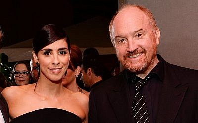 Sarah Silverman, and Louis C.K. attend the Governors Ball after the Oscars on February 28, 2016, at the Dolby Theatre in Los Angeles. (PAl Powers/Invision/AP)