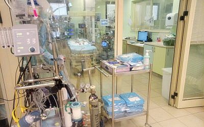 Palestinian baby Musa after receiving a heart transplant at Tel Aviv's Sheba Medical Center. (Courtesy: Safra Children's Hospital at Sheba Medical Center)