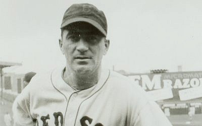 Moe Berg at Fenway Park, 1936. Original in Cold Storage, June Friest Collection. (National Baseball Hall of Fame and Museum)