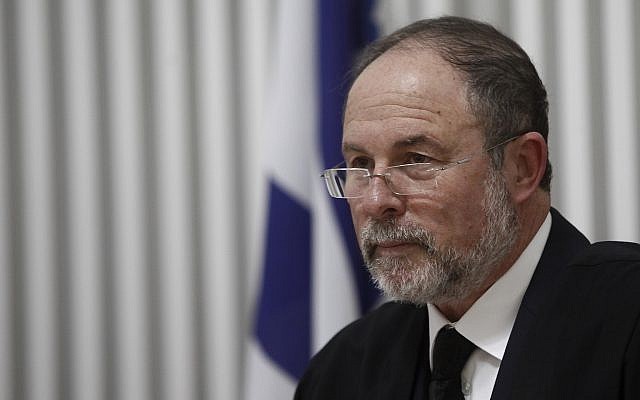 Yoram Danziger at the Supreme Court in Jerusalem on January 12, 2012. (Uri Lenz/Flash90)