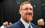 Likud party MK Yehudah Glick in Tel Aviv, September 6, 2018. (Gili Yaari/FLASH90)