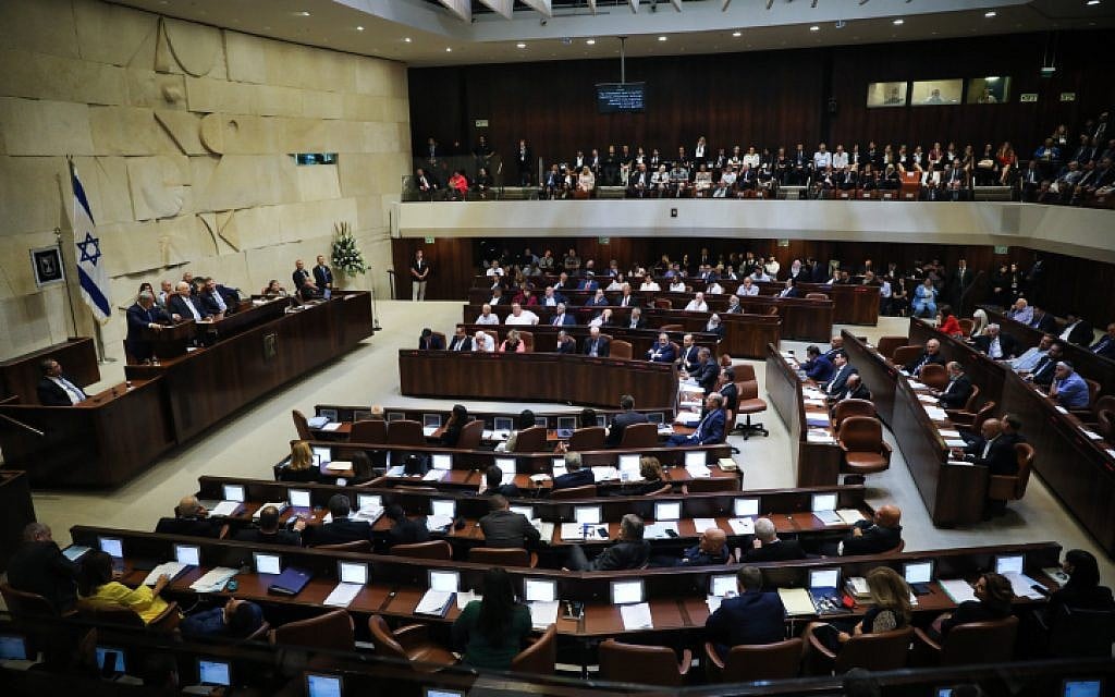 Prime Minister Benjamin Netanyahu addresses the Israeli parliament during the opening of the winter session on October 15, 2018. (Hadas Parush/Flash90) Prime Minister Benjamin Netanyahu addresses the Israeli parliament during the opening of the winter session on October 15, 2018. (Hadas Parush/Flash90)