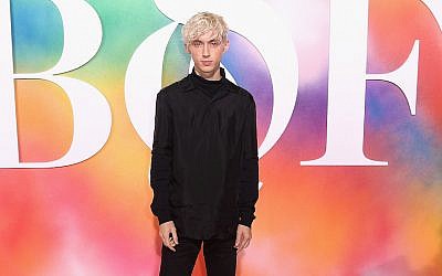 Troye Sivan attends the #BoF500 gala dinner during New York Fashion Week Spring/Summer 2019 in Brooklyn, September 9, 2018. (Nicholas Hunt/Getty Images for The Business of Fashion via JTA) Troye Sivan attends the #BoF500 gala dinner during New York Fashion Week Spring/Summer 2019 in Brooklyn, September 9, 2018. (Nicholas Hunt/Getty Images for The Business of Fashion via JTA)