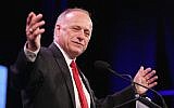 Iowa Representative Steve King speaks to guests at the Iowa Freedom Summit in Des Moines, on January 24, 2015. (Scott Olson/Getty Images)