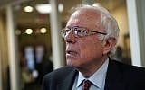 US Sen. Bernie Sanders (Independent, Vermont) arrives at a news conference at the Capitol in Washington, DC, March 7, 2018. (Alex Wong/Getty Images)