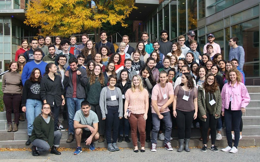 The East Coast Regional Workshop held by J Street U in Boston, October 2018. (Courtesy)