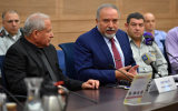 Defense Minister Avigdor Liberman speaks at the Knesset's Foreign Affairs and Defense Committee meeting on October 22, 2018. (Ariel Hermoni/Defense Ministry)