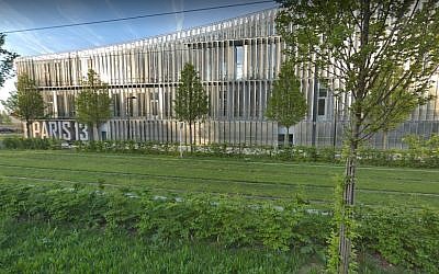 Screen capture showing the Paris 13 University campus in Paris, France. (Google Maps)