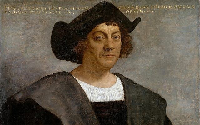 Portrait of a man thought to be Christopher Columbus by Sebastiano del Piombo, 1519.(public domain)