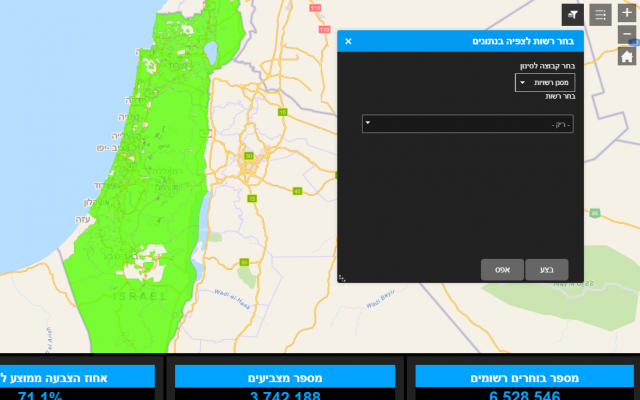 An Interior Ministry website showing results for the October 30, 2018, municipal elections. (Screenshot) An Interior Ministry website showing results for the October 30, 2018, municipal elections. (Screenshot)