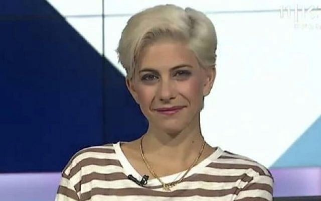 Dafna Lustig, the TV presenter who publicly announced she had been sexually harassed years earlier by a well-known Israeli chef (Israeli Broadcasting Corporation/CC BY-SA 4.0) Dafna Lustig, the TV presenter who publicly announced she had been sexually harassed years earlier by a well-known Israeli chef (Israeli Broadcasting Corporation/CC BY-SA 4.0)