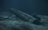 A model of sunken Nazi sub U-864 (YouTube screenshot)