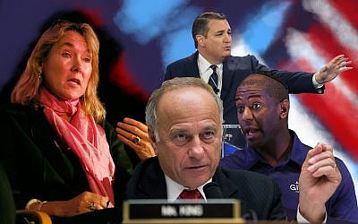 Candidates for the 2018 midterm elections (JTA collage/Getty Images)