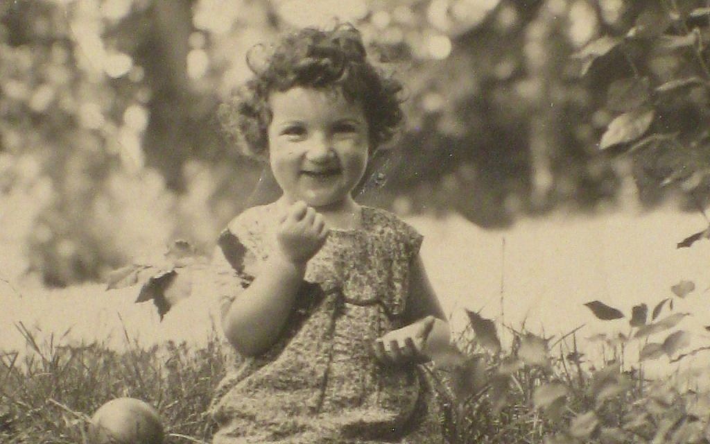 Bunny North, née Brunhilde Bachenheimer, as a child in Kirchhain, 1931. (Courtesy)